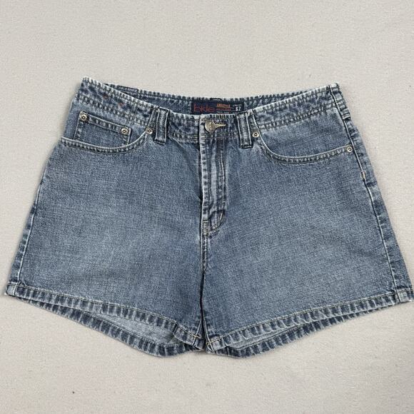 Buckle Pants - BKE Denim Courtney Shorts Womens 29 Blue Mid Rise Cotton Classic Jean Short Boho